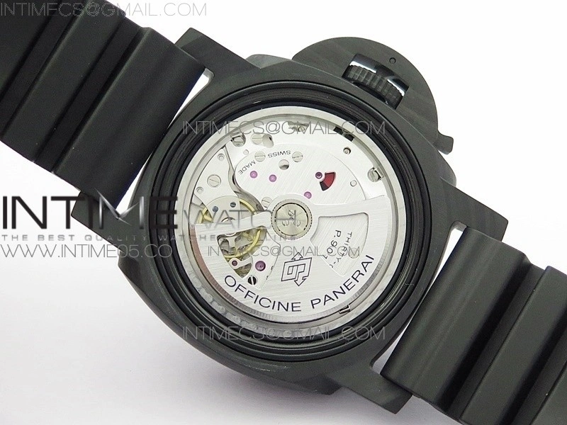 PAM1039 Carbotech VSF 1:1 Best Edition Dark Grey Sail Dial on Rubber Strap P.9010 Clone